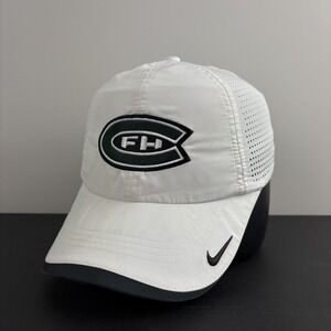Nike Golf Forest Hills Central Dri Fit Hat White Lightweight FHC Adjustable Cap